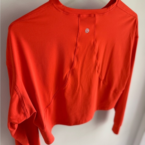 Lululemon Muscle Love Long Sleeve - Red/Orange - Size Small/Medium - Picture 13 of 16